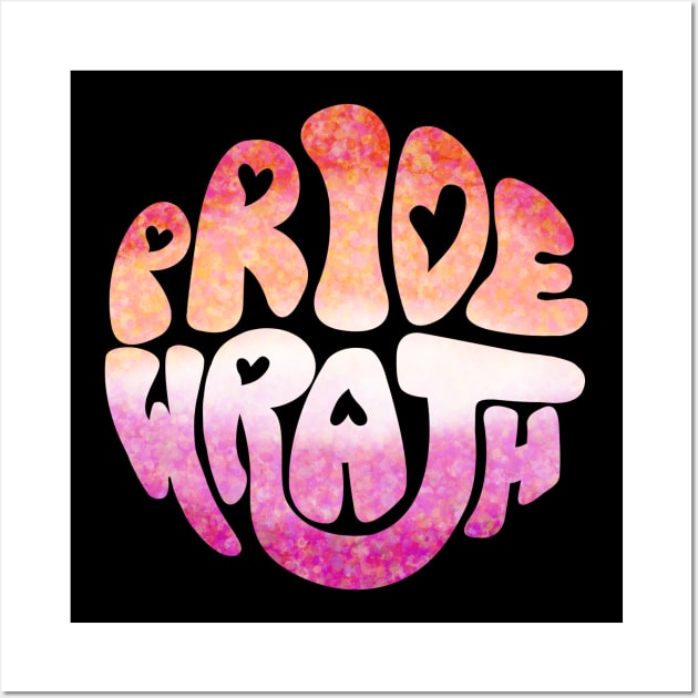 Pride and Wrath (Lesbian Pride) Wall Art by Labrattish